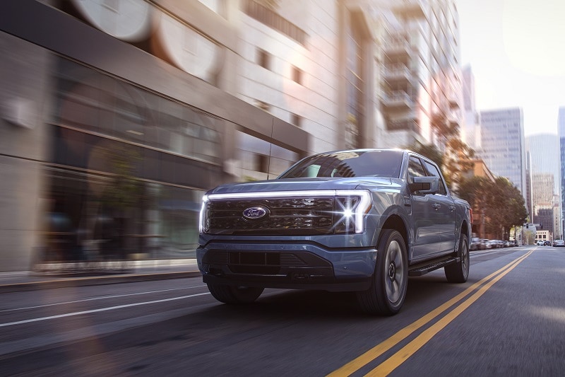 Exterior view of the 2022 Ford F-150