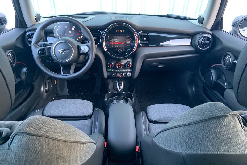 Interior view of the MINI Cooper S