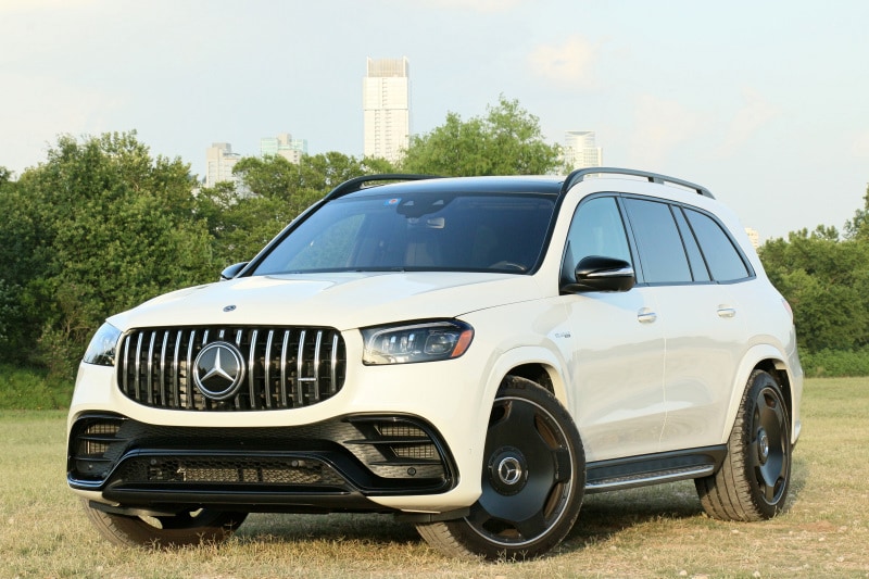 Exterior view of the 2021 Mercedes-AMG GLS 63