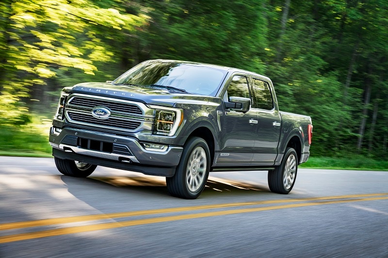 Exterior view of the Ford F-150