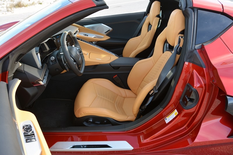 Exterior view of the 2021 Chevrolet Corvette 2LT Z51
