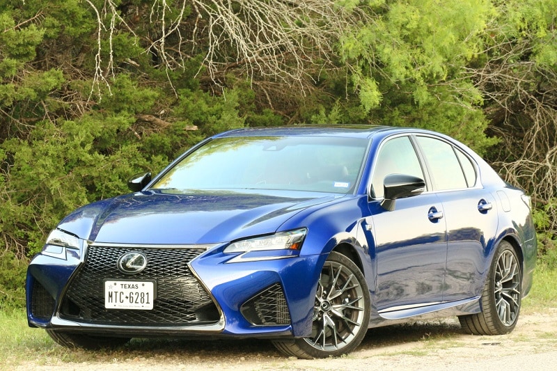 Exterior view of the 2020 Lexus GS F
