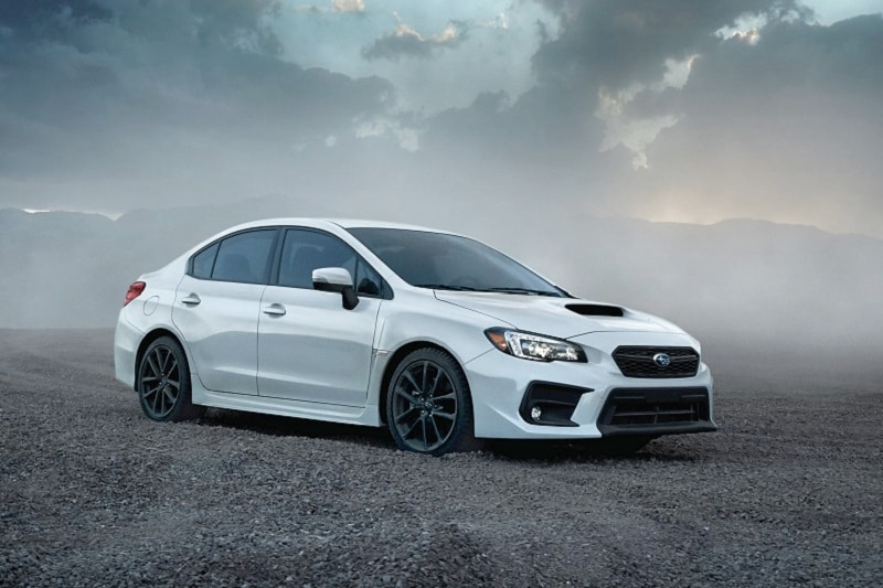 Exterior view of a Subaru vehicle