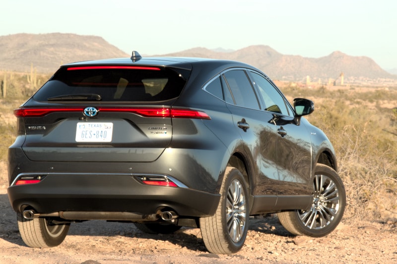 Exterior view of the 2021 Toyota Venza Limited