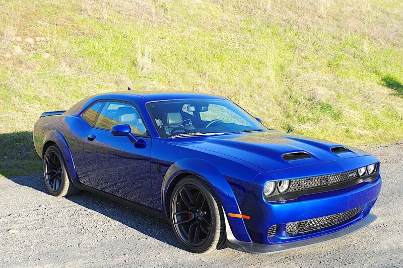 What you are looking at here is a Dodge Challenger Hellcat Widebody — the last true American open road car.