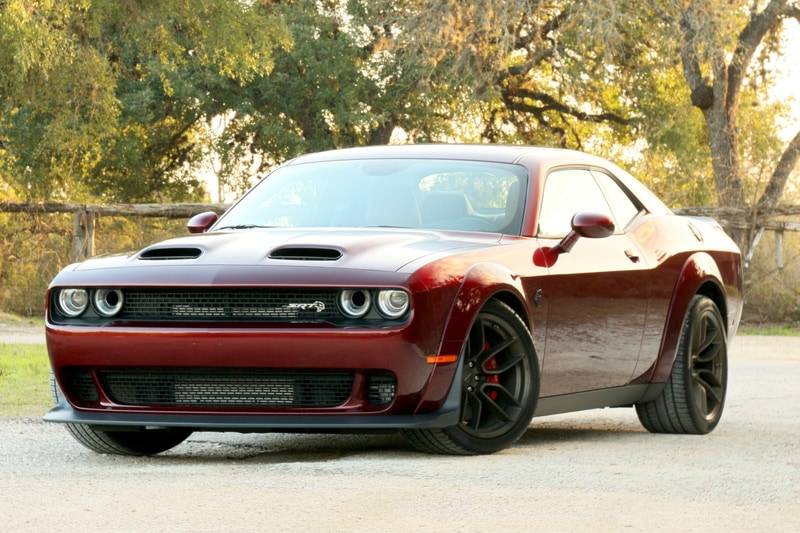 Exterior view of the 2020 Challenger Hellcat Redeye Widebody