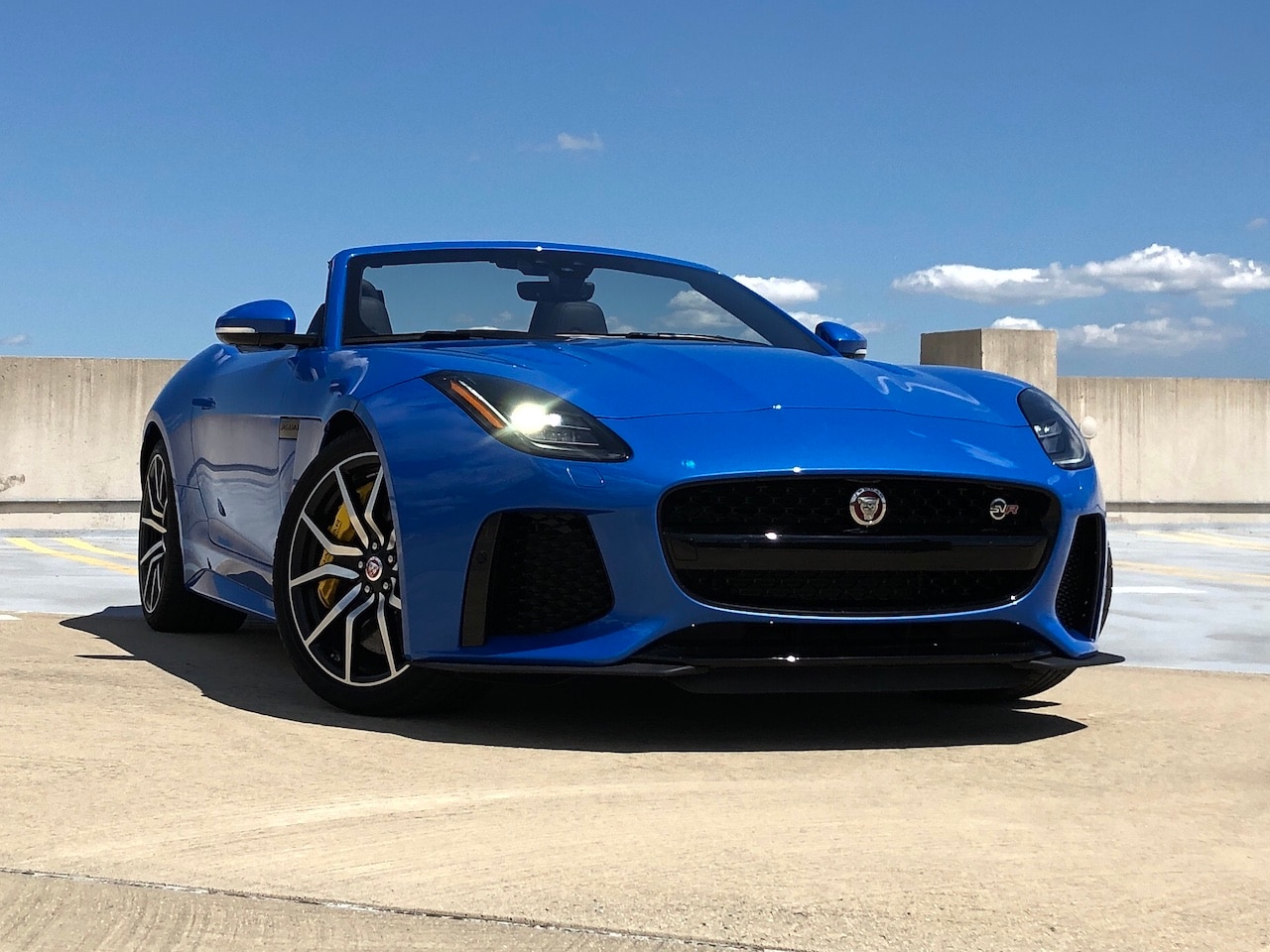 jaguar f type blue