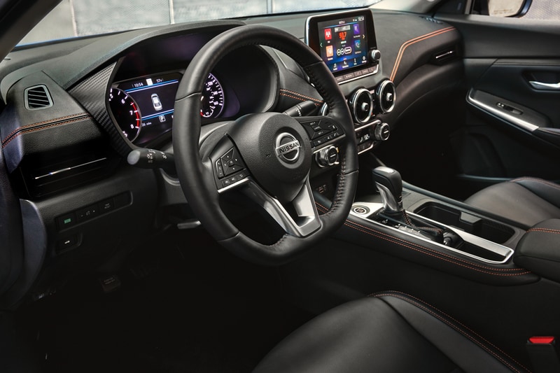 Nissan’s renowned Zero Gravity front seats and a floating eight-inch screen give the cabin a premium feel.