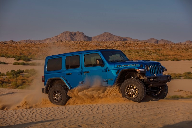 Exterior view of the Jeep Wrangler