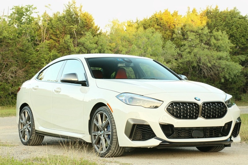 View the exterior of the 2020 BMW m235i xDrive