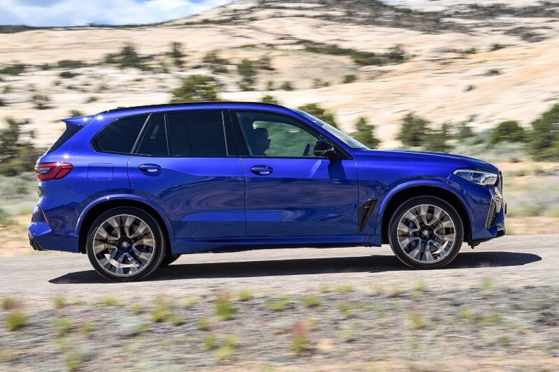 Exterior view of the BMW X5 M
