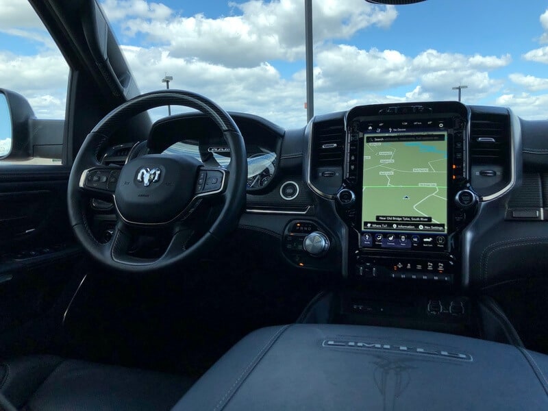 The interior of the RAM Limited is fantastic. High-quality materials abound.