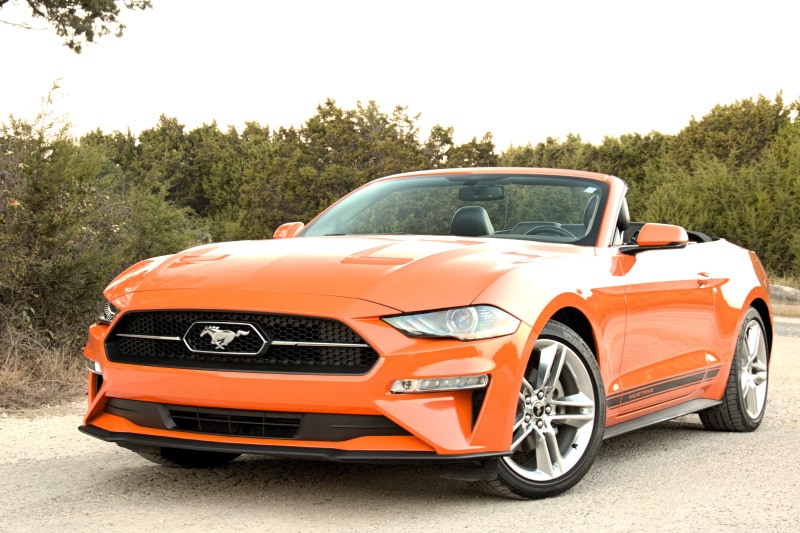 See the exterior of the 2020 Ford Mustang EcoBoost Premium Convertible