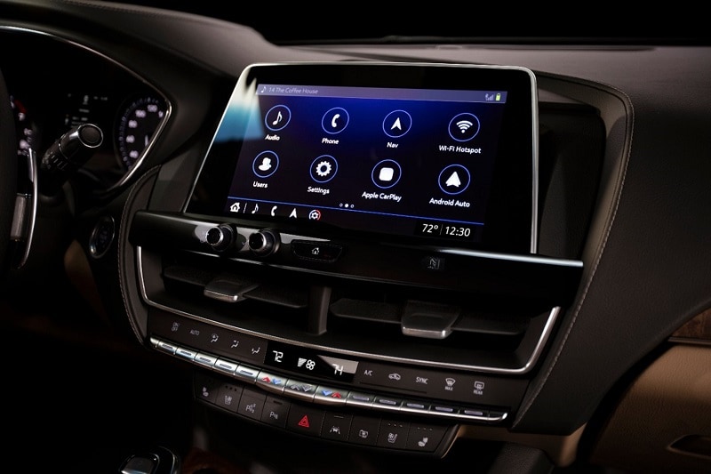 Infotainment system of the Cadillac CT5