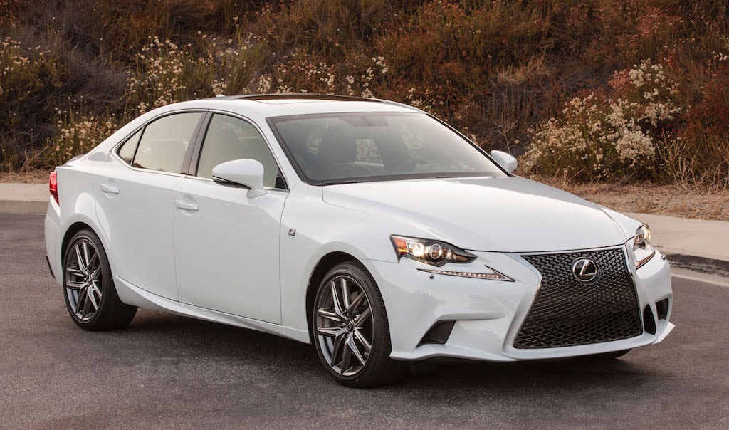 Exterior view of the Lexus IS