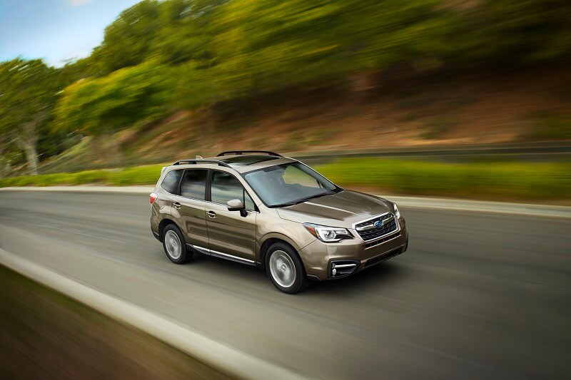 The 2017 Subaru Forester features Subaru Eyesight Exterior view of the Subaru Forester