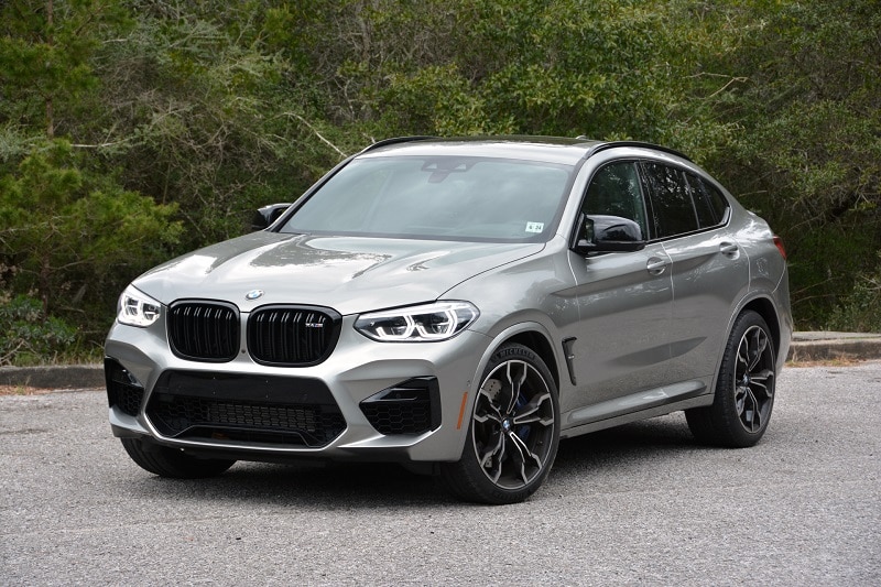 Exterior view of the BMW X4 M Competition