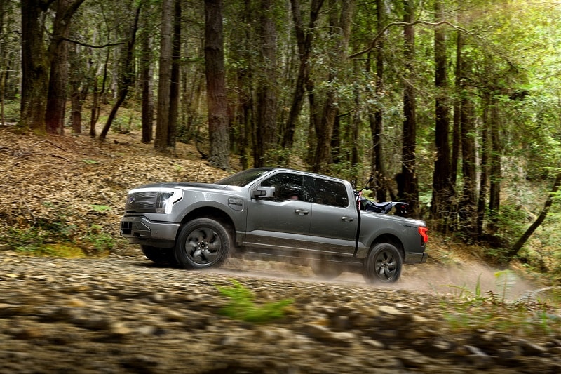 Exterior view of the 2022 
Ford F-150