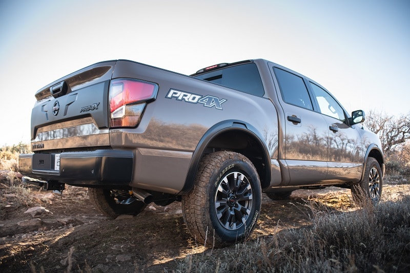 Exterior view of the Nissan Pro-4X trim package