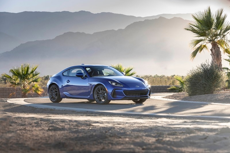 See the exterior of the 2022 Subaru BRZ