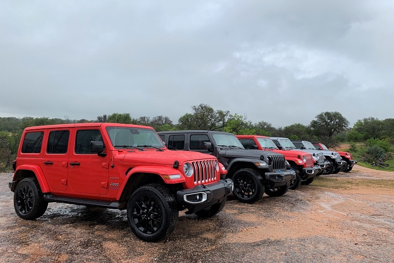 Exterior view of the 2021 Jeep Wrangler Unlimited 4xe
