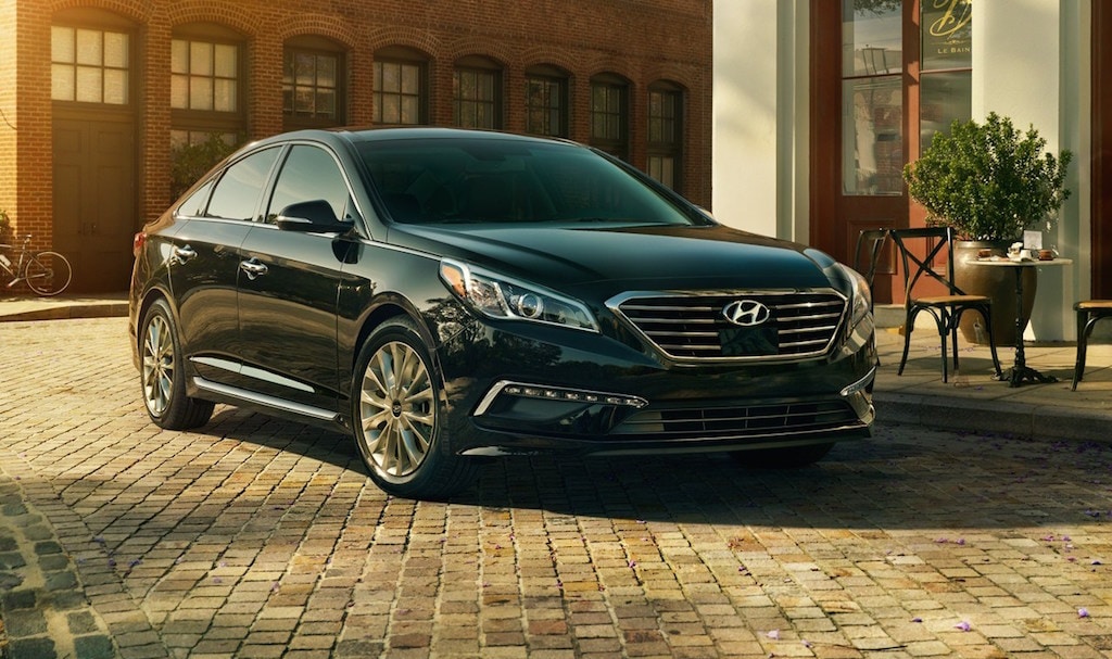 Exterior view of the Hyundai Sonata