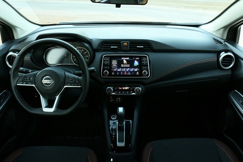 See the interior of the 2020 Nissan Versa
