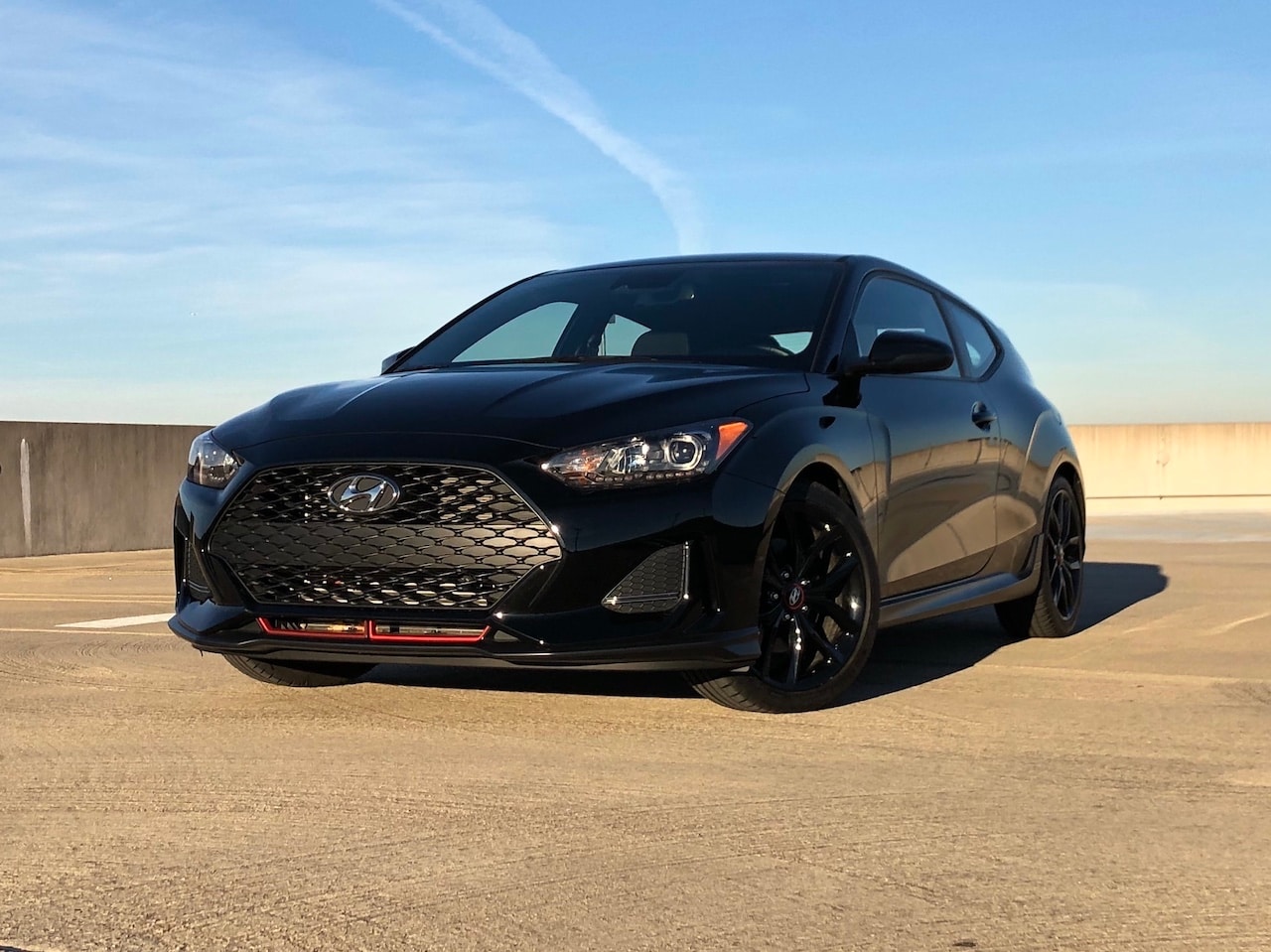 Exterior view of the 2019 Hyundai Veloster Turbo R Spec