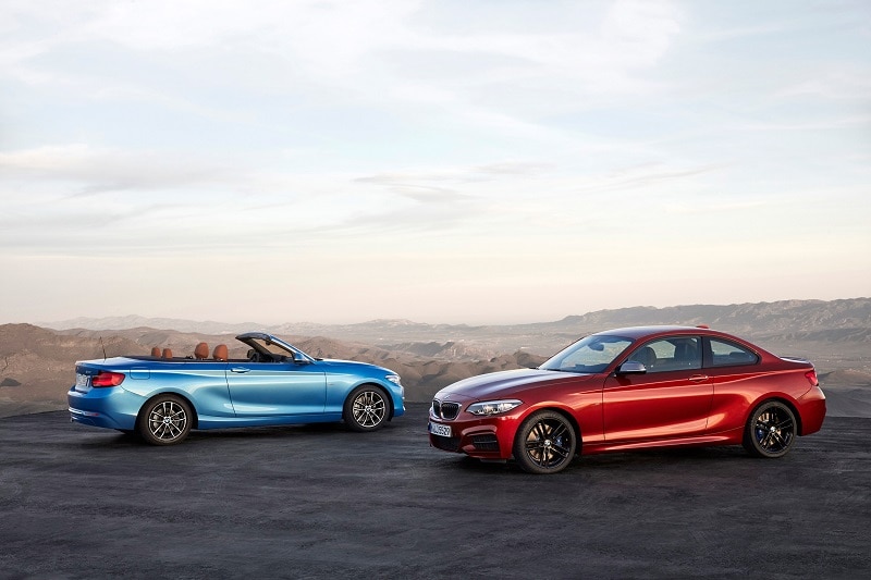 Exterior view of the BMW 2 series