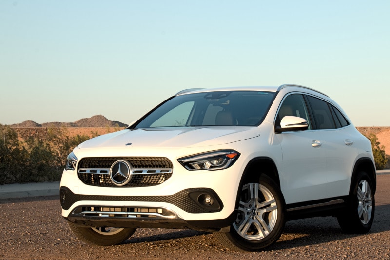 Exterior view of the 2021 Mercedes-Benz GLA 250 Review