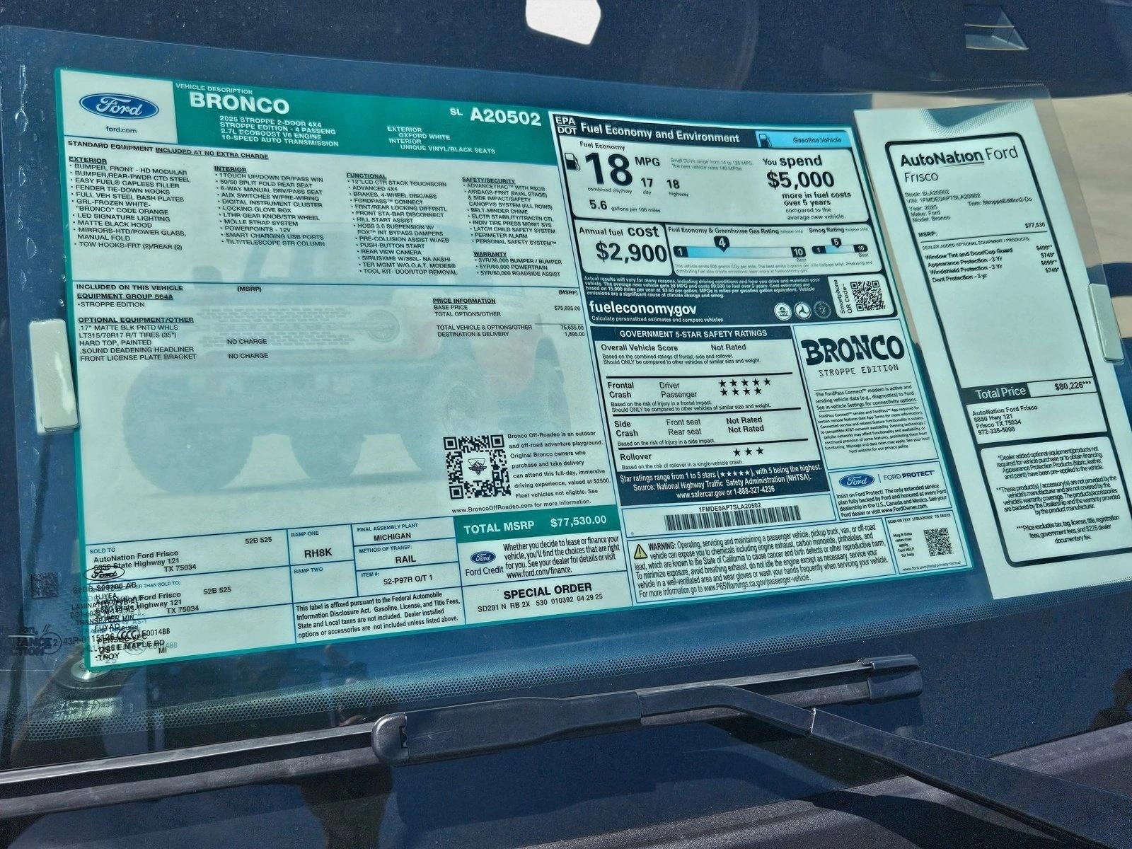 2025 Ford Bronco 2-Door Stroppe - Photo 18