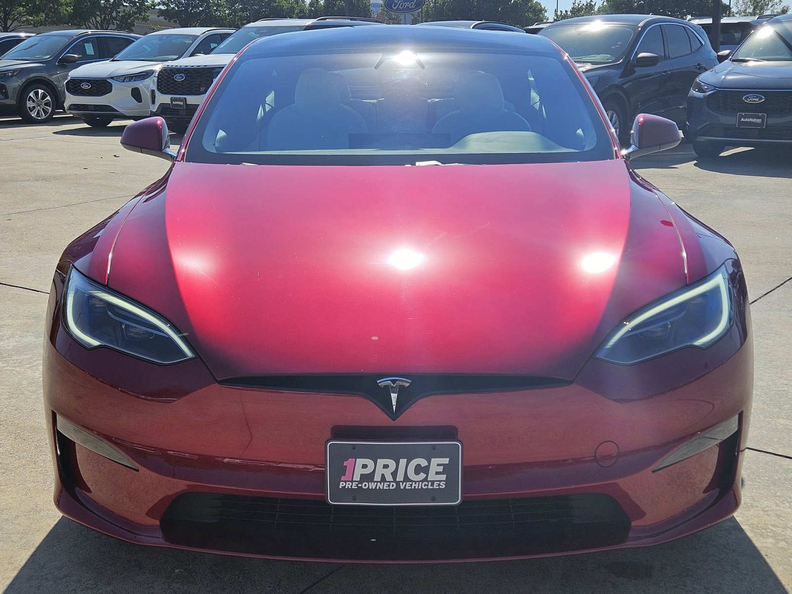 Used 2023 Tesla Model S Plaid with VIN 5YJSA1E63PF525090 for sale in Frisco, TX