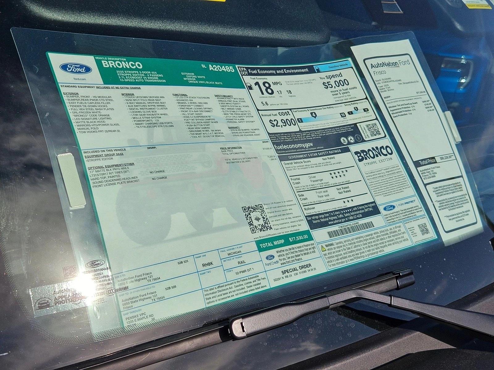 2025 Ford Bronco 2-Door Stroppe - Photo 17