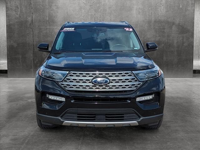 Used 2022 Ford Explorer Limited with VIN 1FMSK7FH5NGA56048 for sale in Houston, TX