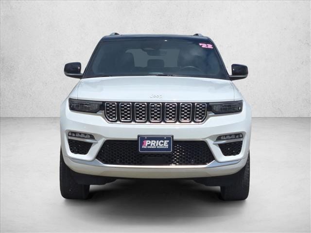 Certified 2022 Jeep Grand Cherokee Summit Reserve 4xe with VIN 1C4RJYE6XN8767136 for sale in Houston, TX