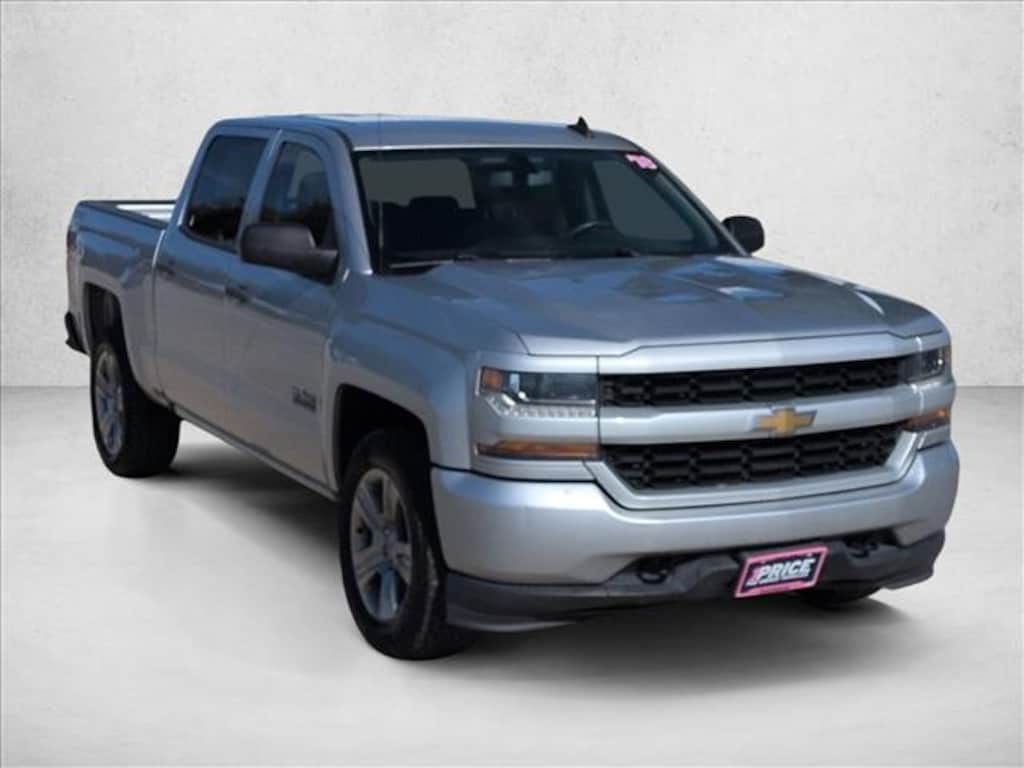 Used 2018 Chevrolet Silverado 1500 Custom Truck Crew Cab