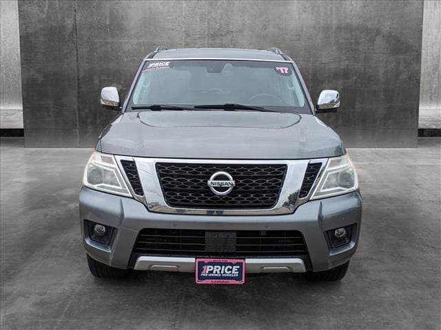 Used 2017 Nissan Armada Platinum with VIN JN8AY2NF0H9301465 for sale in Houston, TX