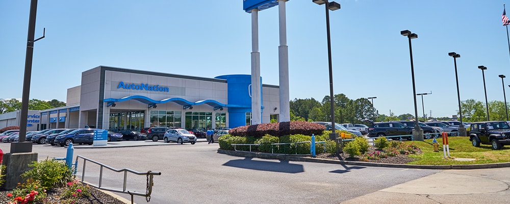 Tillmans Corner Area Honda Dealership Exterior view of AutoNation Honda at Bel Air Mall serving Tillmans Corner