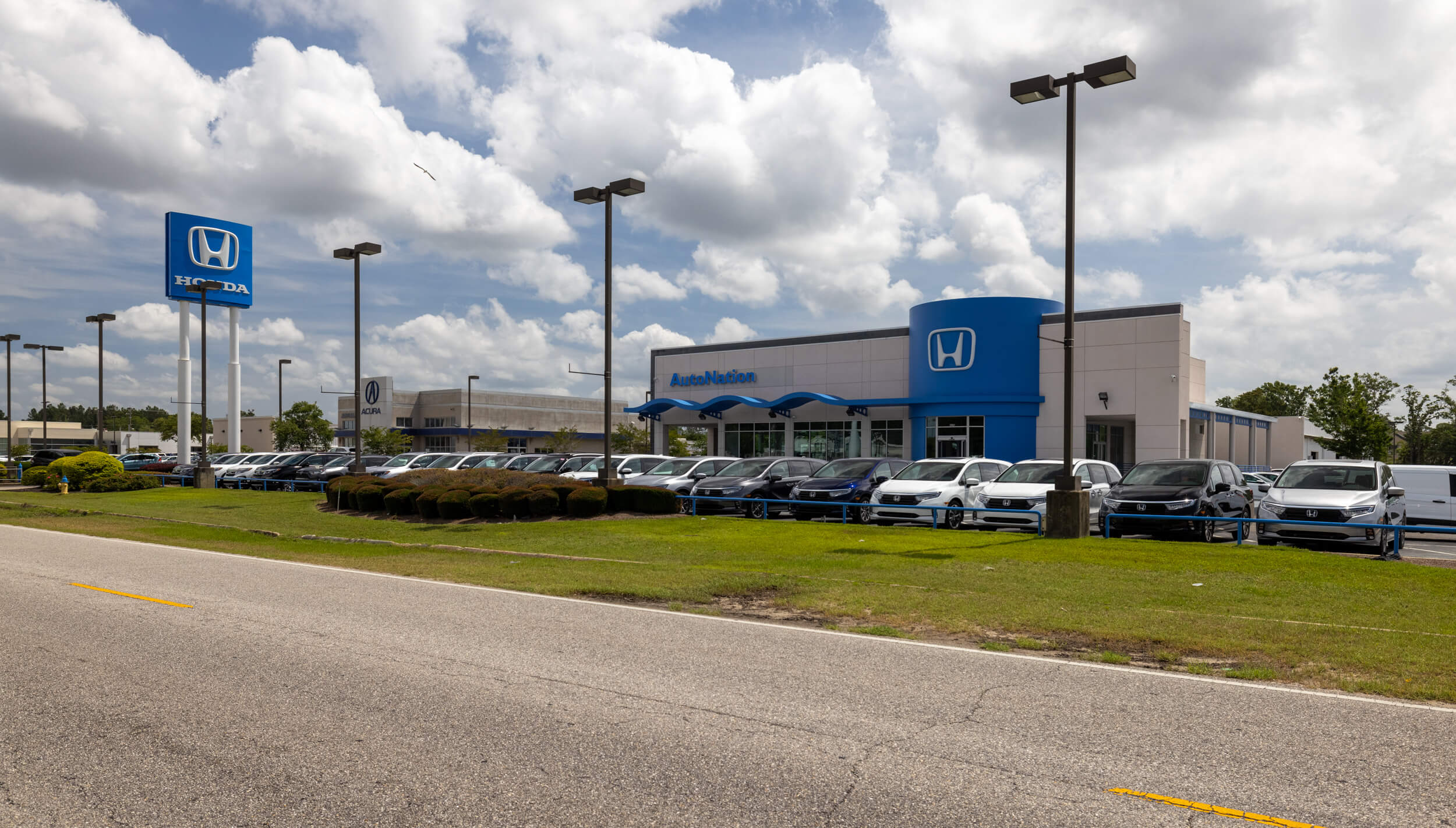 Exterior view of AutoNation Honda at Bel Air Mall