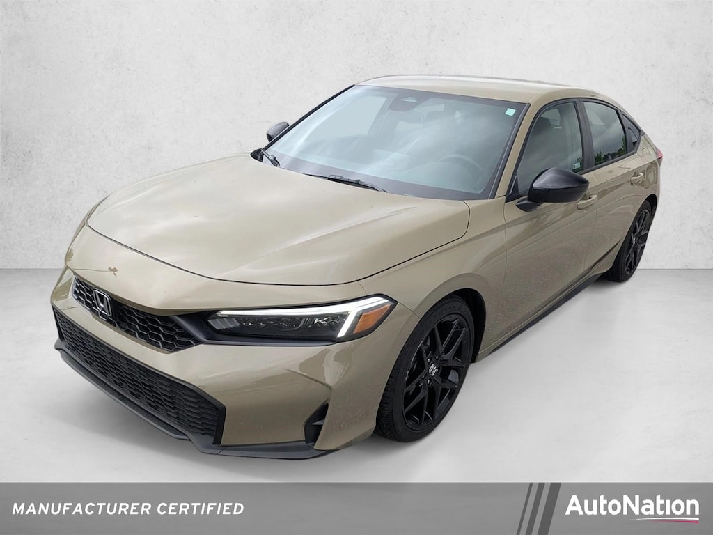 Certified 2025 Honda Civic Sport Hatchback
