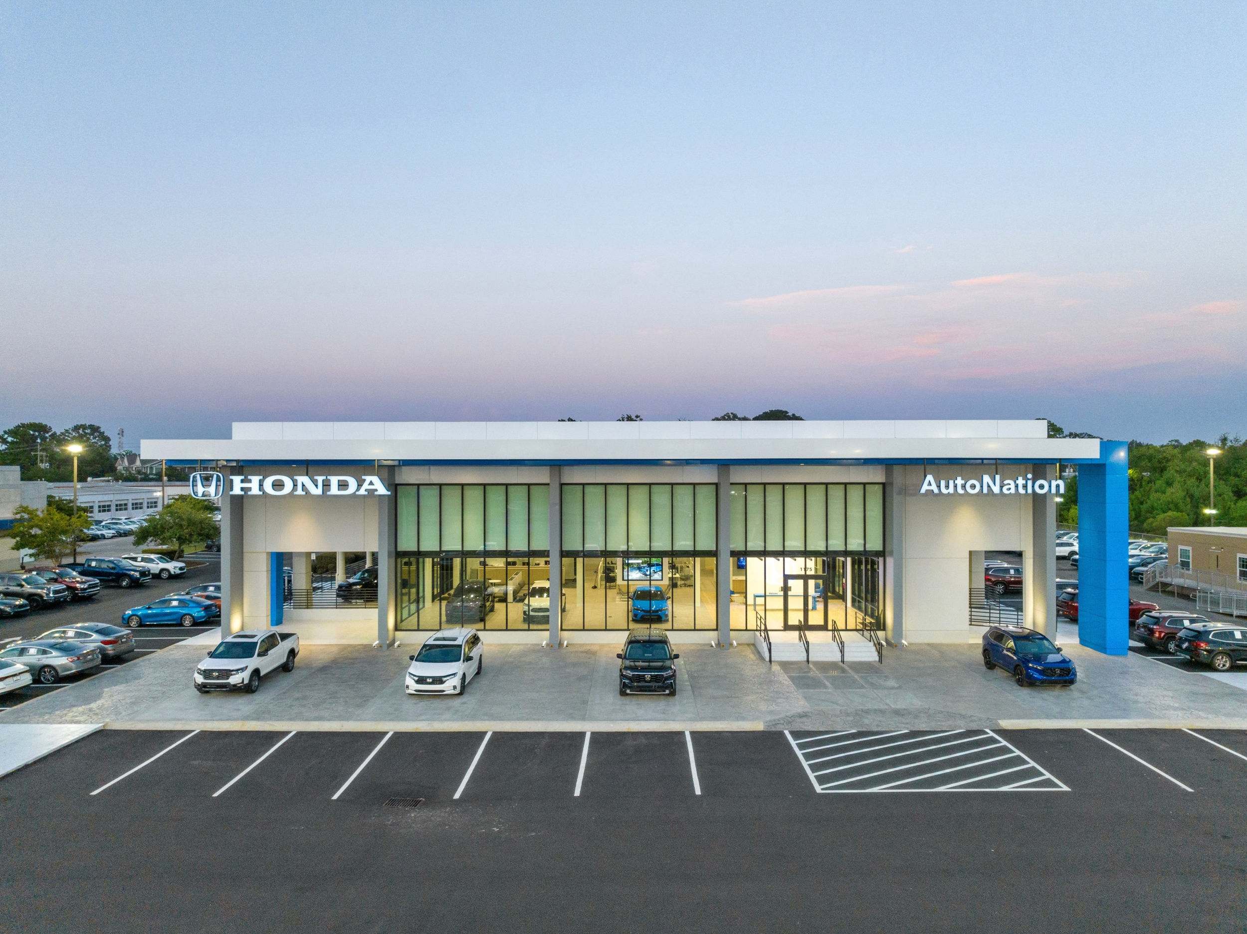 AutoNation Honda at Bel Air Mall sells, services, and finances Honda cars, trucks, and SUVs near you Exterior view of the AutoNation Honda at Bel Air Mall facility