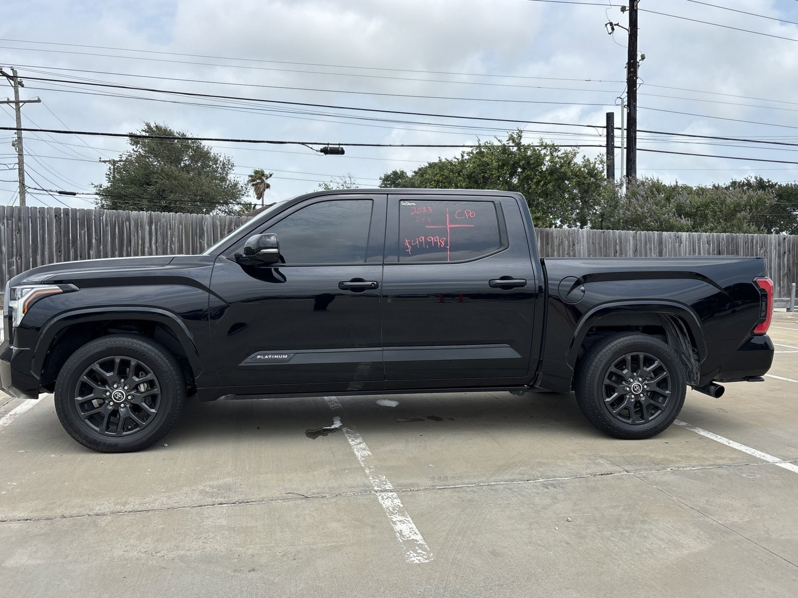 Used 2023 Toyota Tundra Platinum with VIN 5TFNA5AB6PX027401 for sale in Mobile, AL