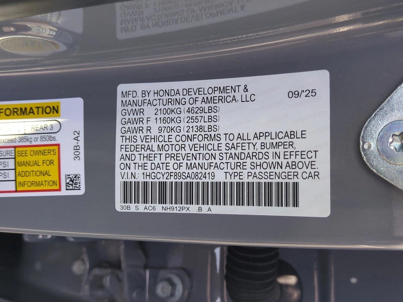 2025 Honda Accord Hybrid Touring - Photo 17