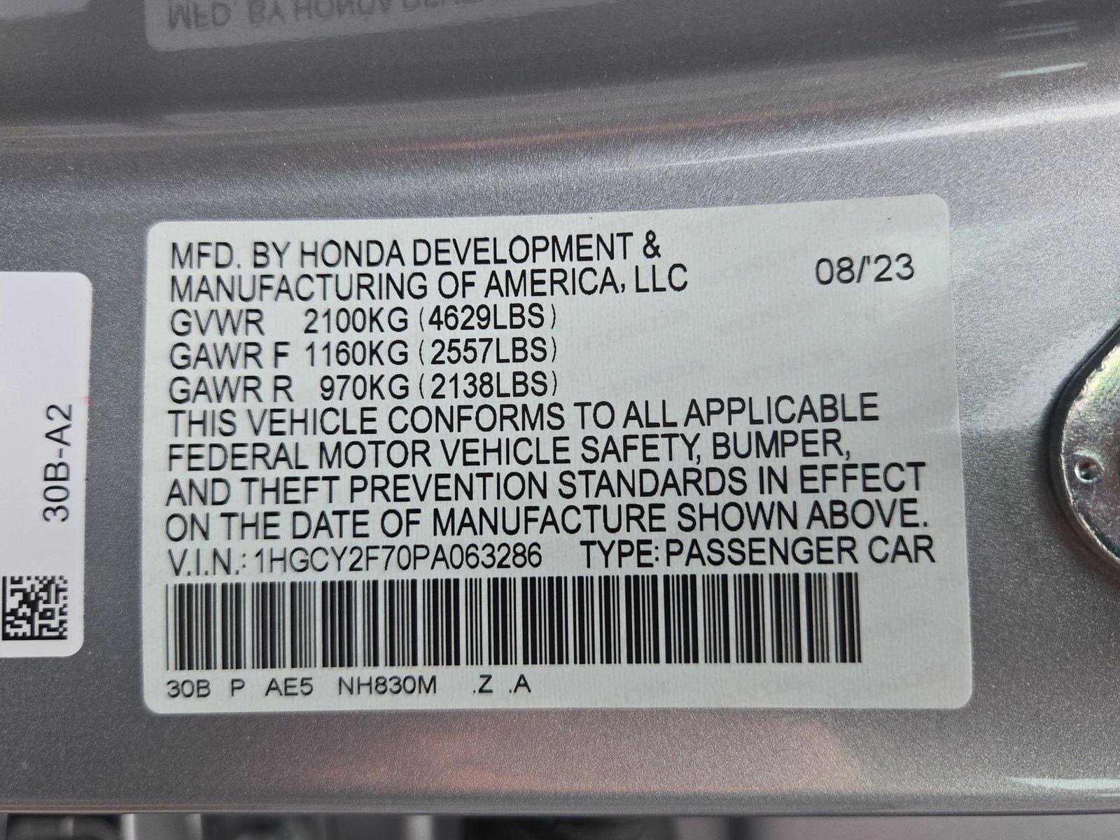 2023 Honda Accord Hybrid Sport-L - Photo 24
