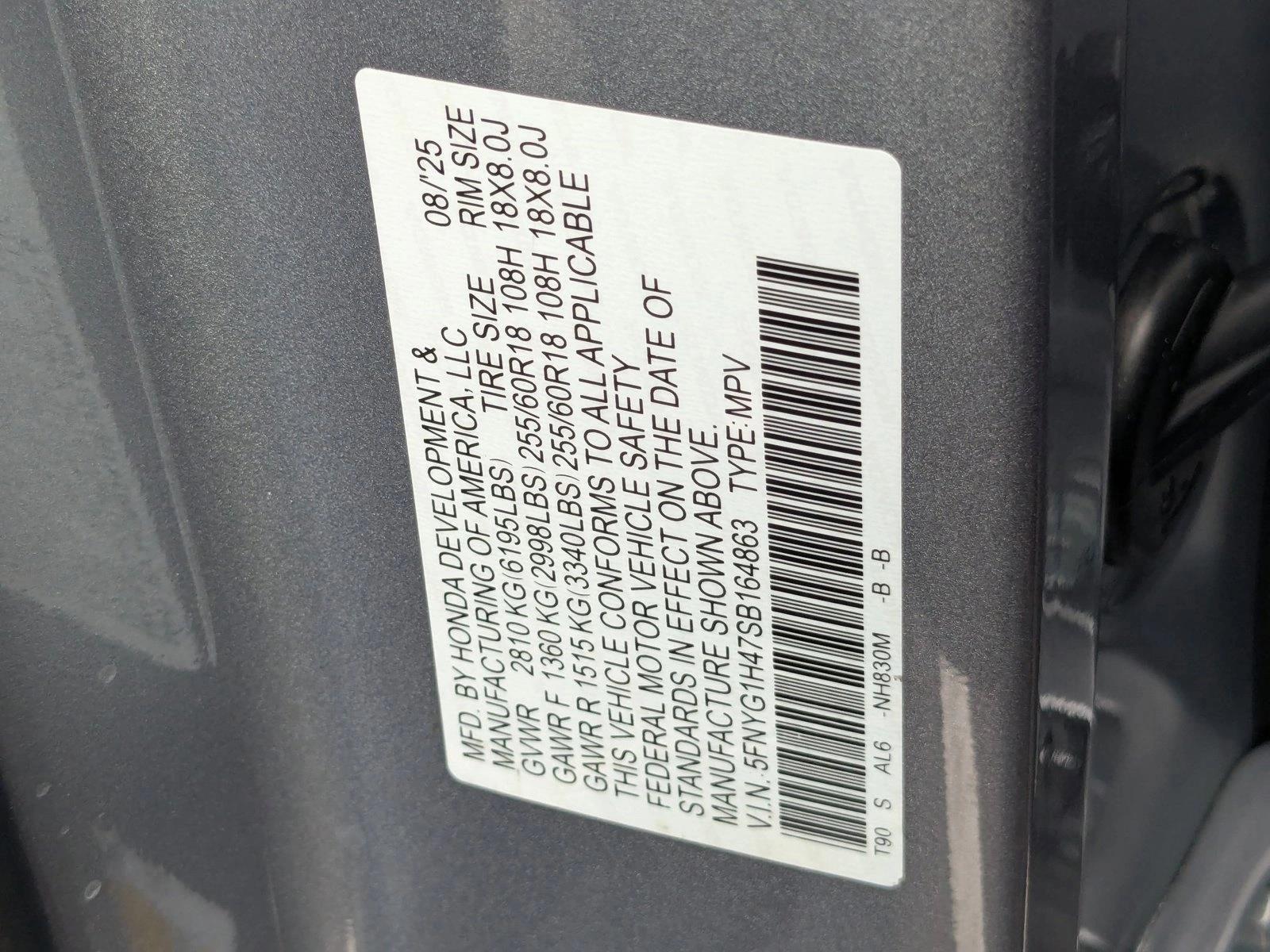 2025 Honda Pilot EX-L - Photo 16