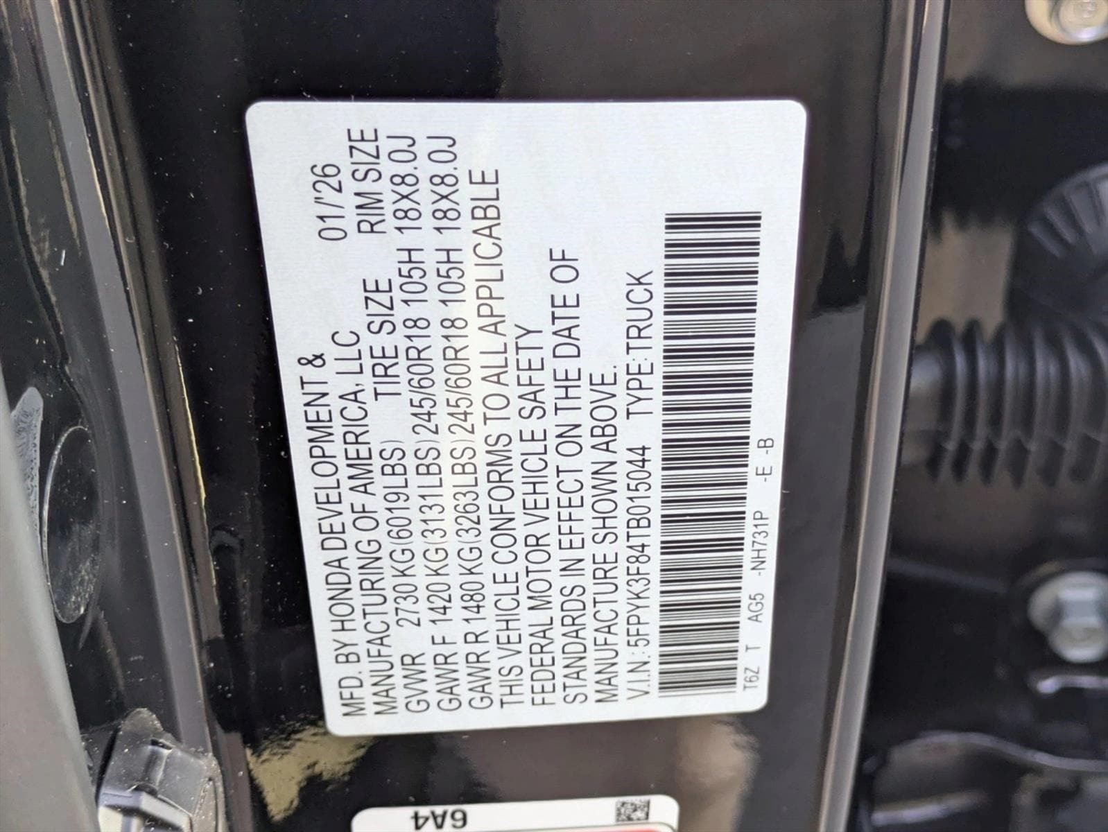 2026 Honda Ridgeline Black Edition - Photo 16