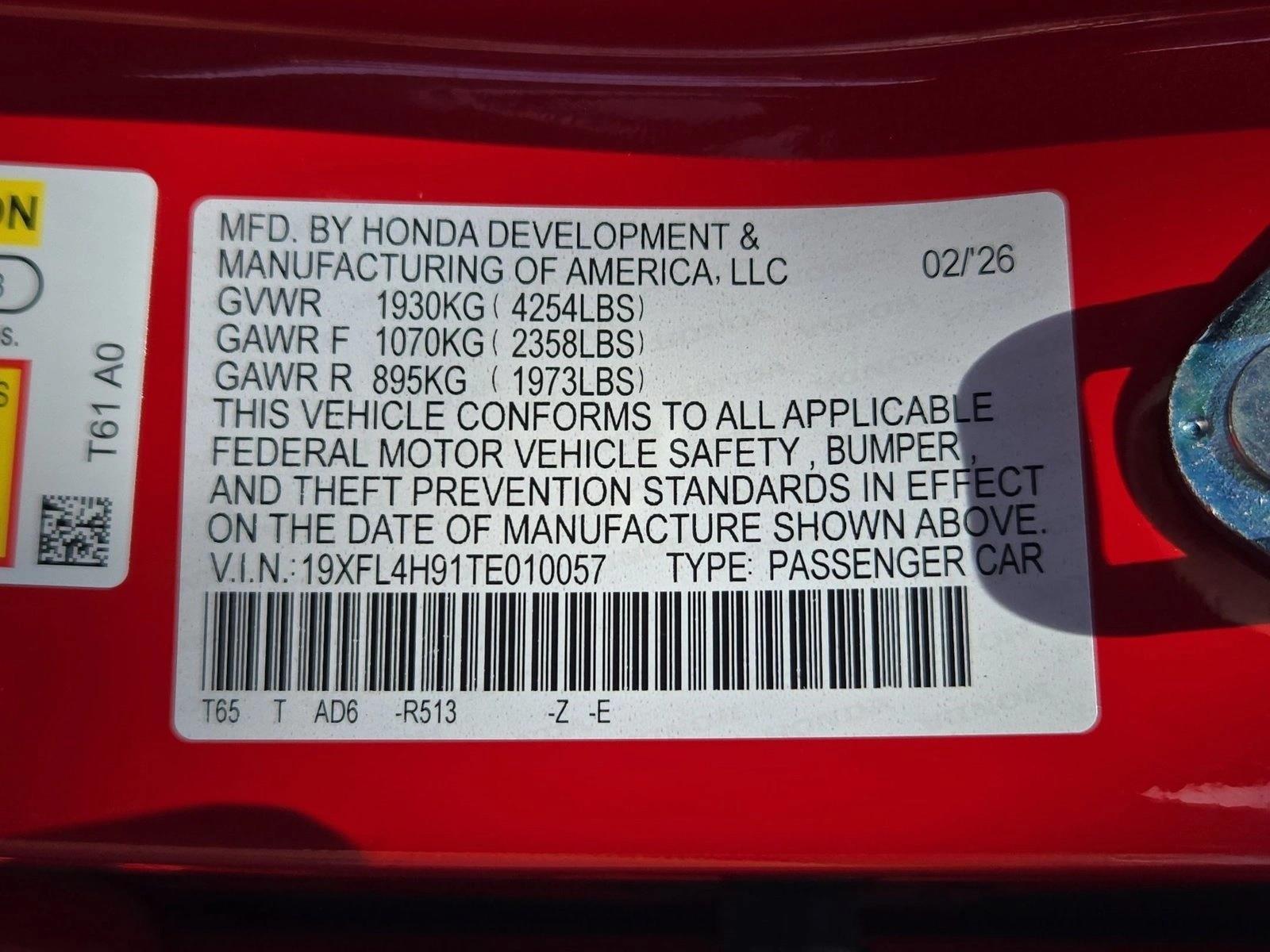 2026 Honda Civic Hatchback Sport Touring - Photo 25