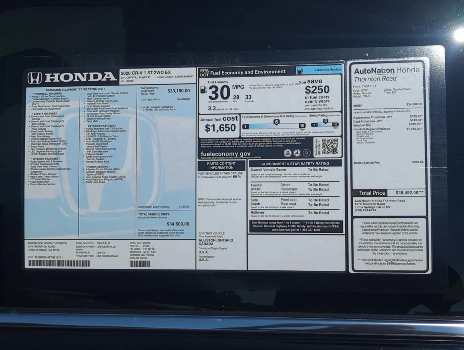 2026 Honda CR-V EX - Photo 21