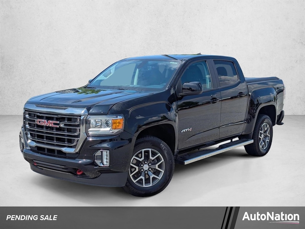 Used 2021 GMC Canyon AT4 w/Leather Truck Crew Cab