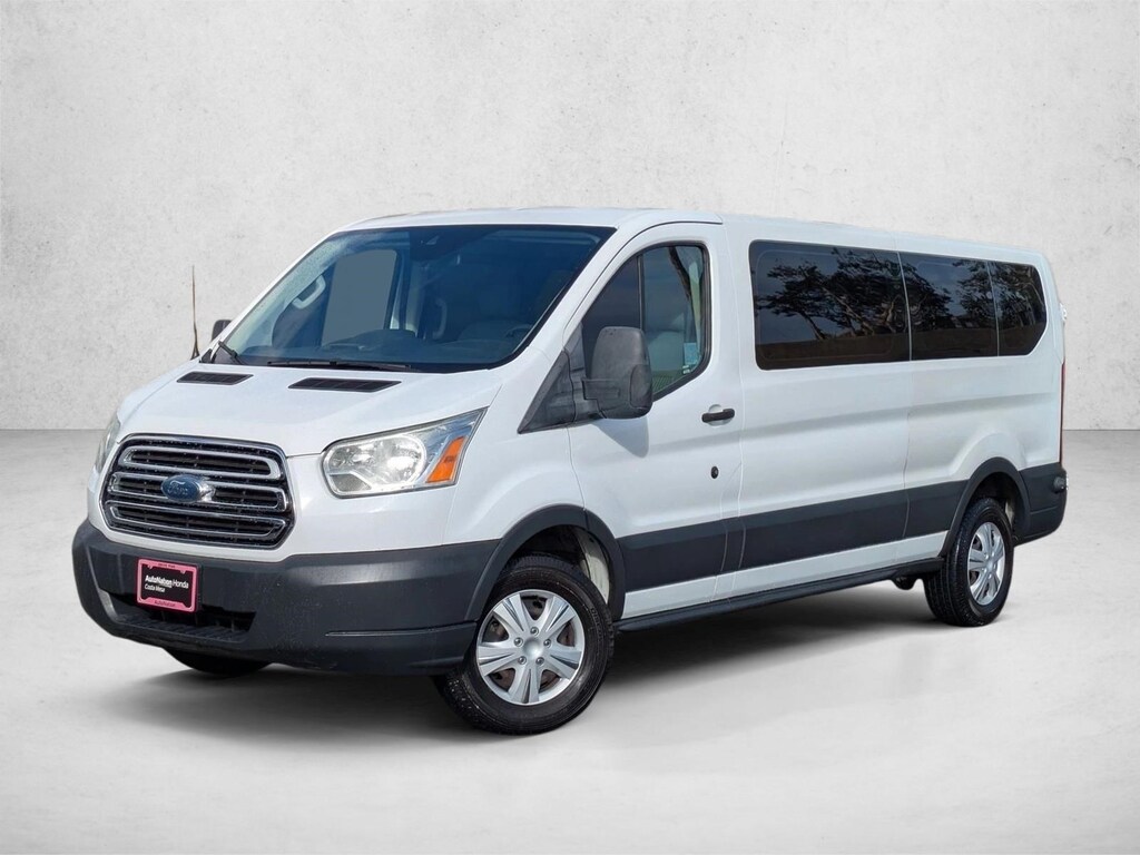 Used 2017 Ford Transit-350 XLT w/60/40 Pass-Side Cargo-Doors Wagon Low Roof Wagon